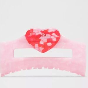 Lululemon Extra Large Hair Claw Clip Heart